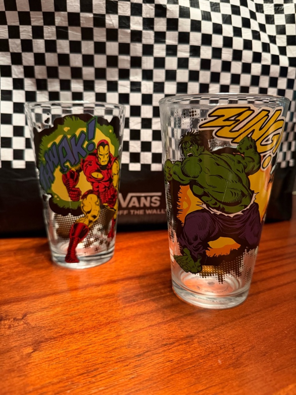 Marvel Pint Glasses